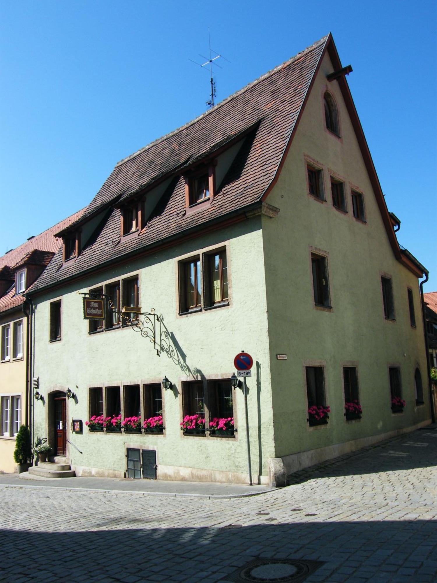 Pension Hofmann-Schmoelzer Rothenburg ob der Tauber Exterior foto